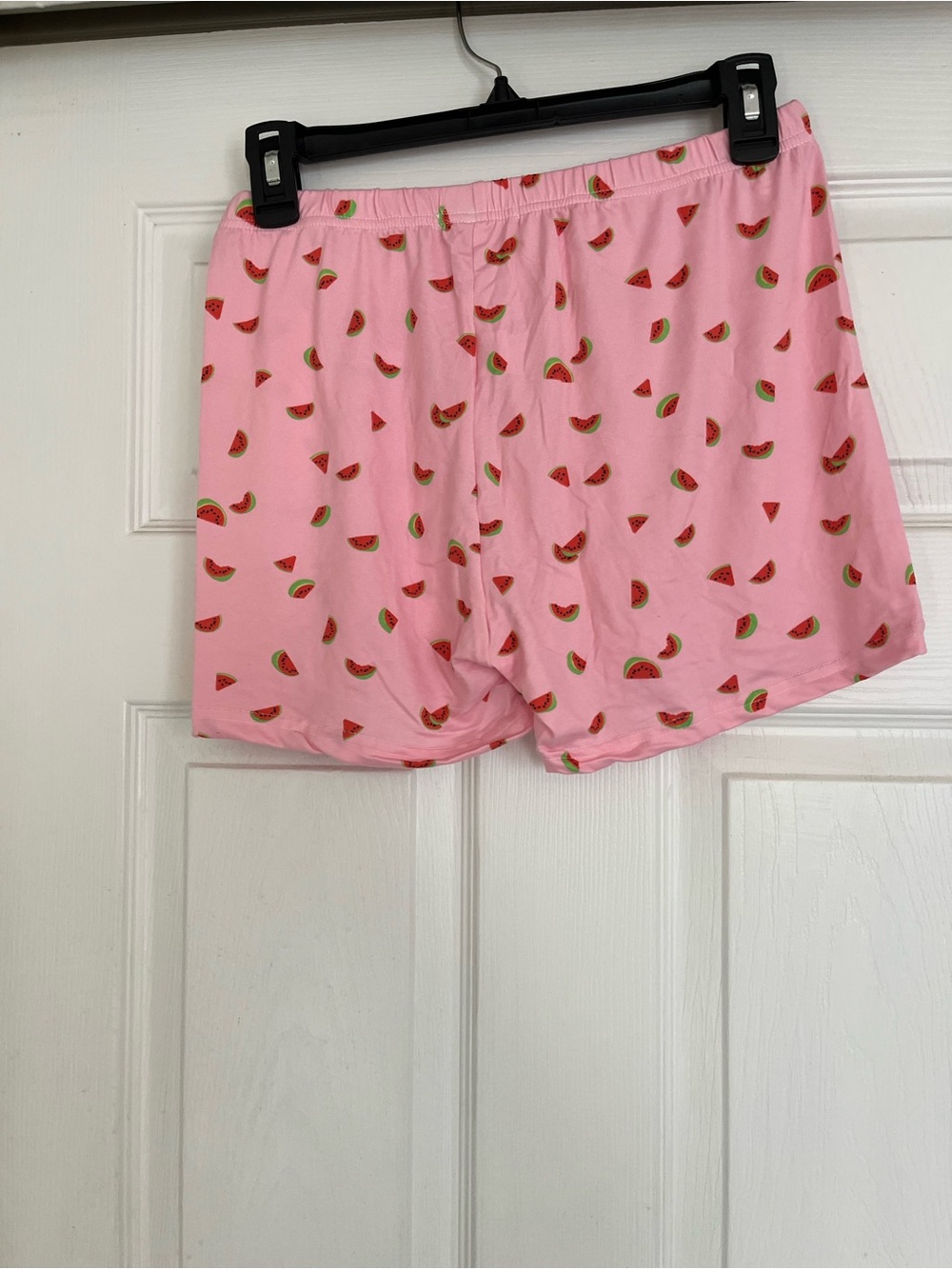 Pink Watermelon-Print Pajama Shorts - Picture 8 of 10